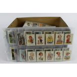 Box containing quantity of cards, part sets & odds, not checked for sets, needs viewing, mixed