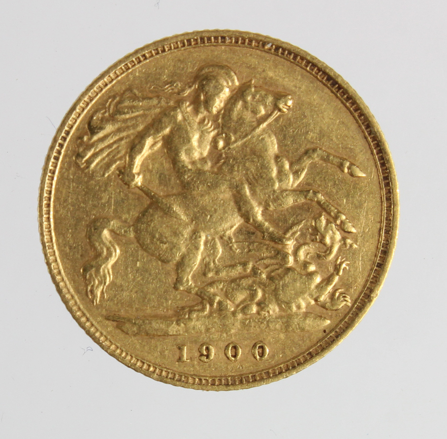 Half Sovereign 1900 aVF - Image 2 of 2