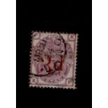 GB - 1863 3d-on-3d lilac stamp, SG.159, fine used.