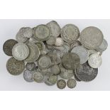 GB Silver Coins: 255g pre-1920, and 115g pre-1947.