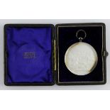 Agricultural Medal silver d.48mm, weight 56.4g. Manchester & Liverpool Agr Society, H R Marsden