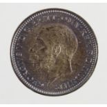 Threepence 1927 Proof aFDC with a nice tone