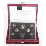 Proof Set 1996 "Silver Anniversary Collection" FDC boxed as issued (hard to find without toning)