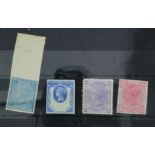 GB - QV unresearched essays, some possibly Waterlow. Three are imper, one perforated. One marginal