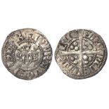 Edward I silver Penny of Bury St Edmunds, Class 3c/d, Robert de Hadeleigh, S.1417, 1.23g, nVF,