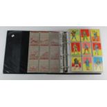 Gum cards, large album containing part sets & odds from sets issued by, Bowman, Chix, Commodex,