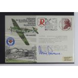 RAF 1975 Cover hand signed by Adolf Galland, Luftwaffe Ace