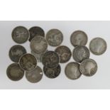 GB Silver Groats (17): 1836 x4, 1837, 1838, 1840 x2, 1842 x2, 1843 x2, 1848 x2, 1849, 1855, and