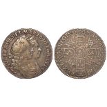 Sixpence 1693, S.3438, GF