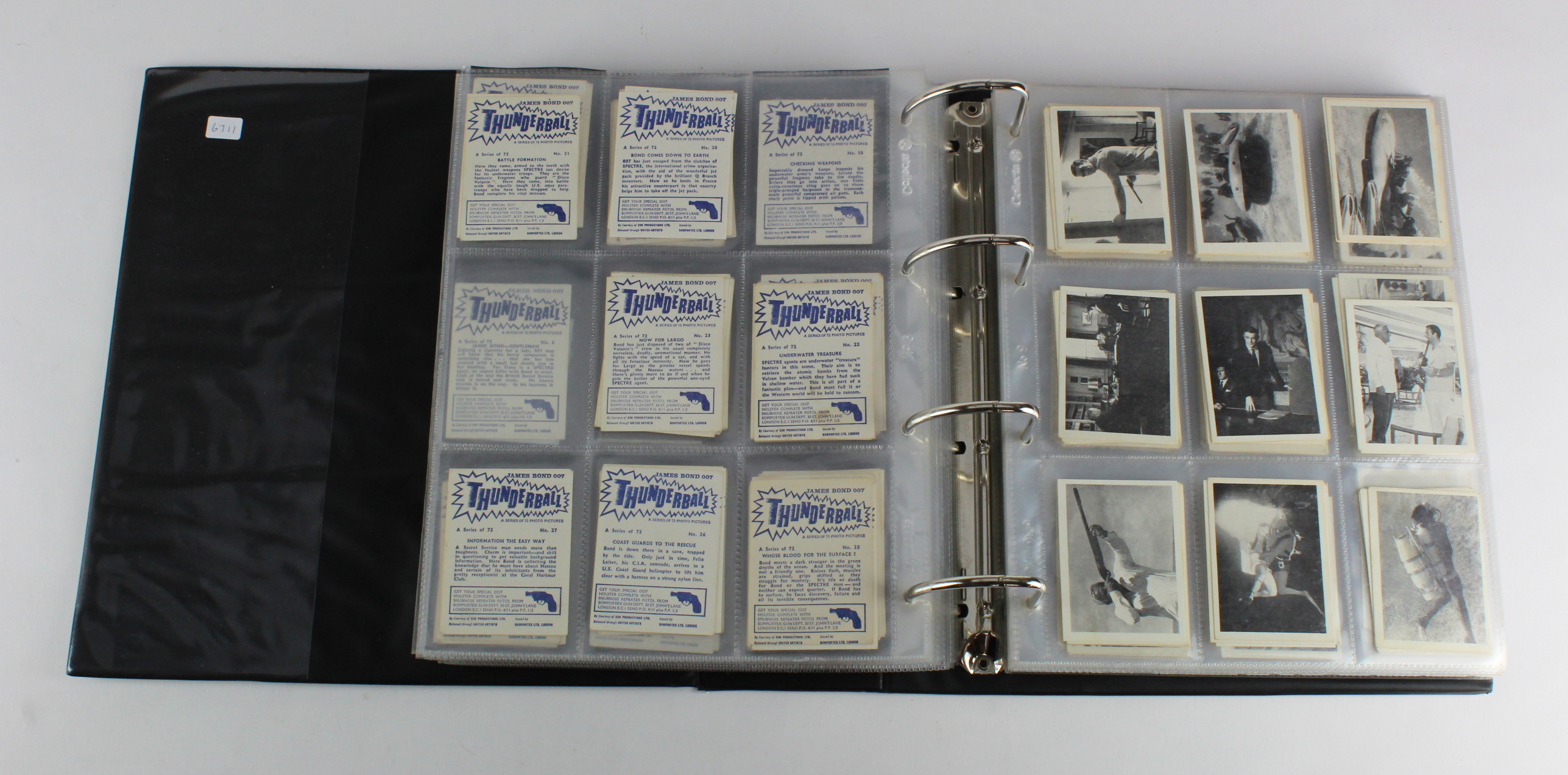 Somportex , large album containing part sets & odds, mixed condition, mainly VG approx 630 cards,