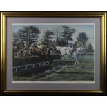 Horses/sporting interest. Limited edition print by David Dent (British b.1959) no.1/380, titled '