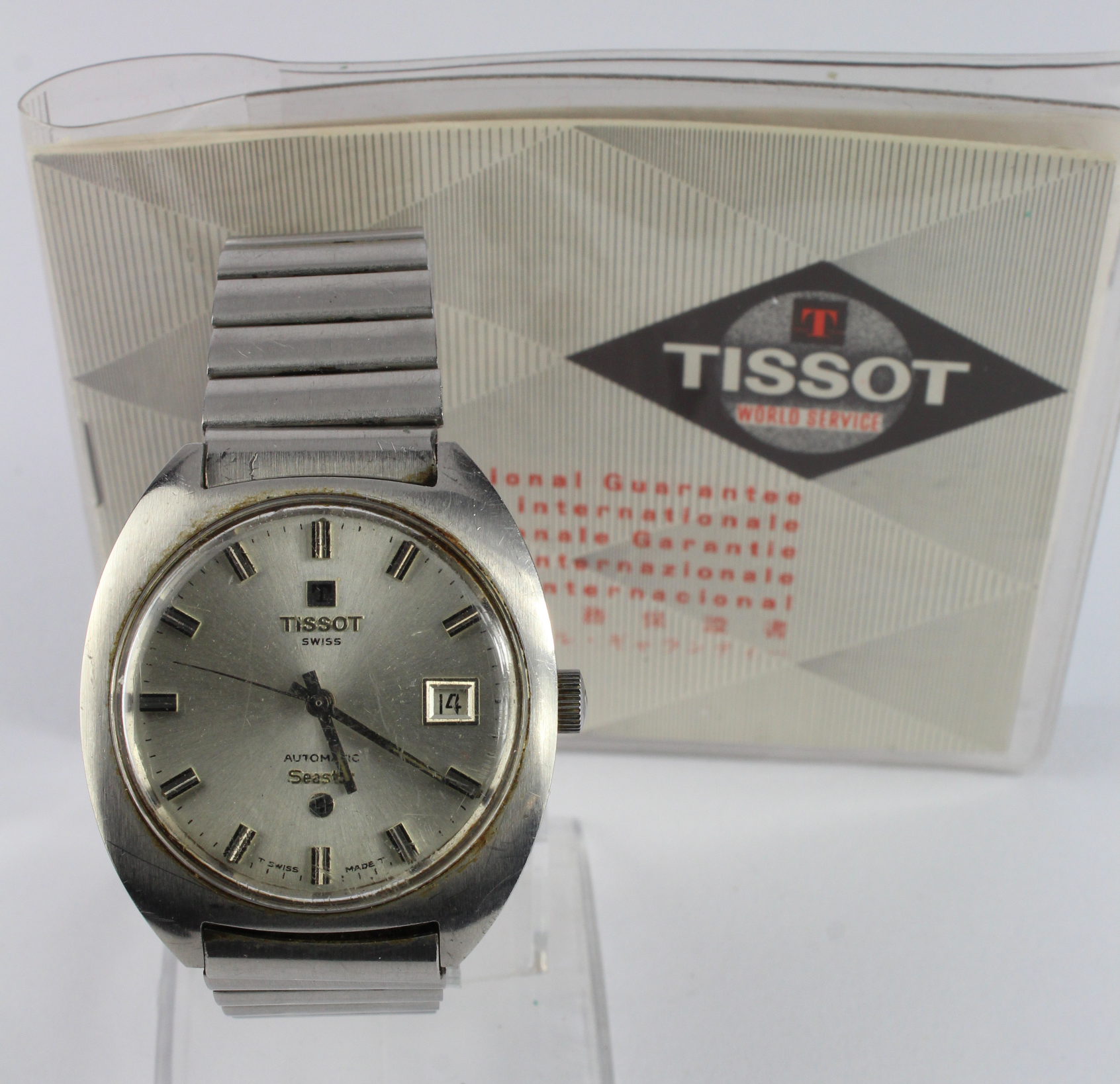 Gents stainless steel cased Tissot Seastar automatic wristwatch. Working when catalogued and with