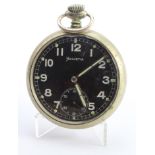 Gents pocket watch by Helvetia, marked on the back "D8354H". Approx 50mm dia, working when