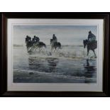 Horses/sporting interest. Two prints by David Dent (British b.1959) The first, limited edition