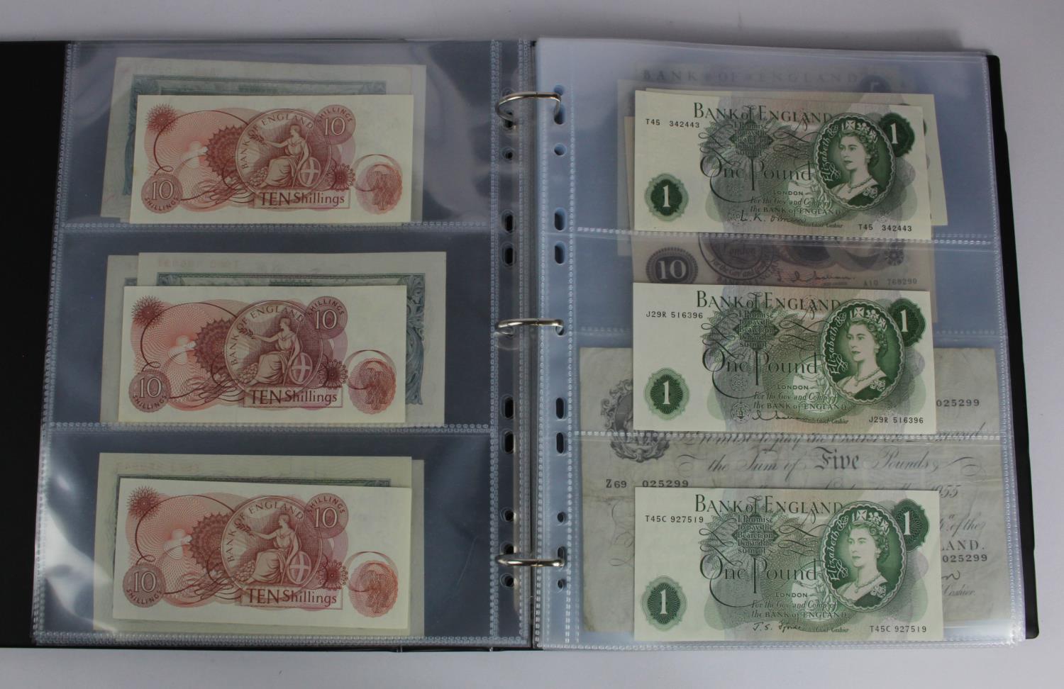 Bank of England (73), a good collection in album, Mahon to Cleland, denominations 10 Shillings to 50 - Image 8 of 34