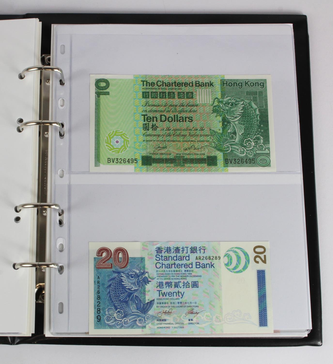 Hong Kong (30), a collection in album with slipcase, date range 1930 - 2018, denominations from 1 - Image 12 of 14