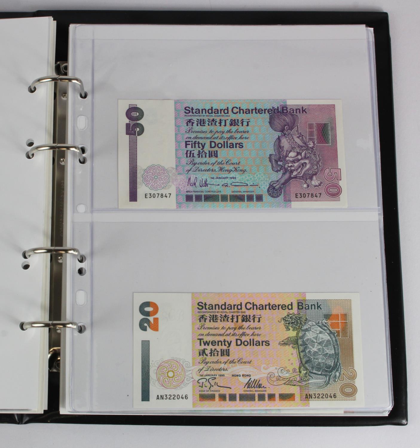 Hong Kong (30), a collection in album with slipcase, date range 1930 - 2018, denominations from 1 - Image 11 of 14