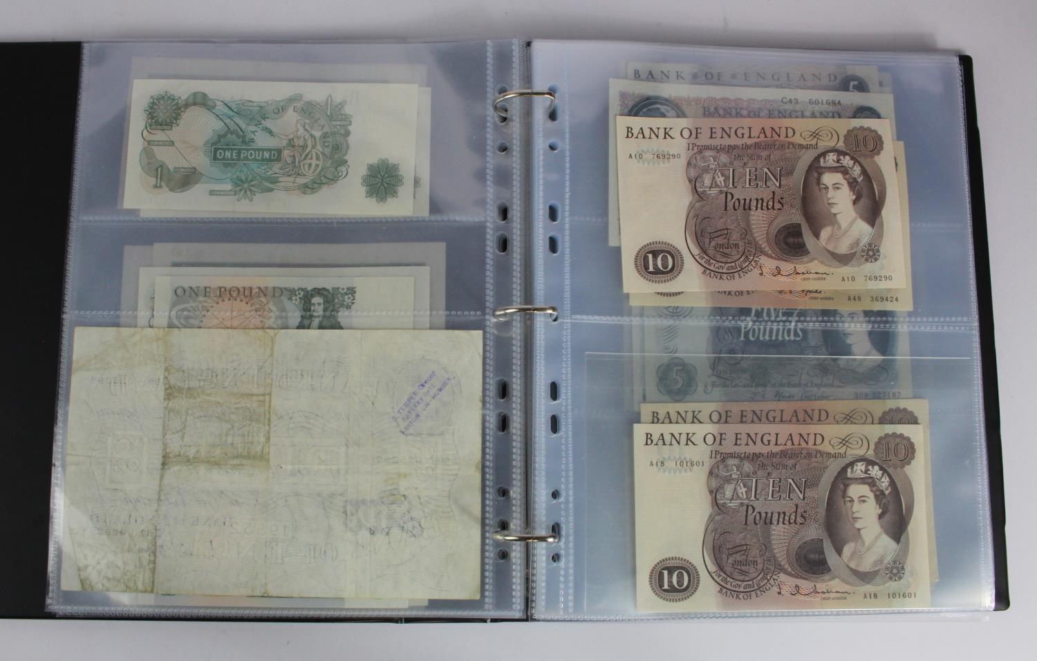 Bank of England (73), a good collection in album, Mahon to Cleland, denominations 10 Shillings to 50 - Image 11 of 34