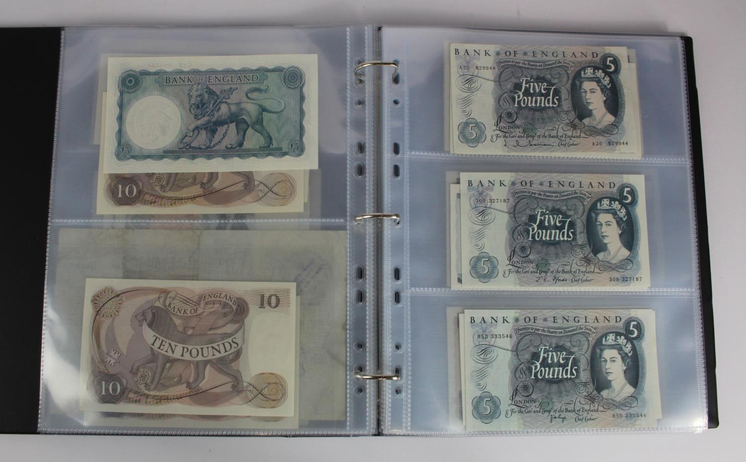 Bank of England (73), a good collection in album, Mahon to Cleland, denominations 10 Shillings to 50 - Image 14 of 34