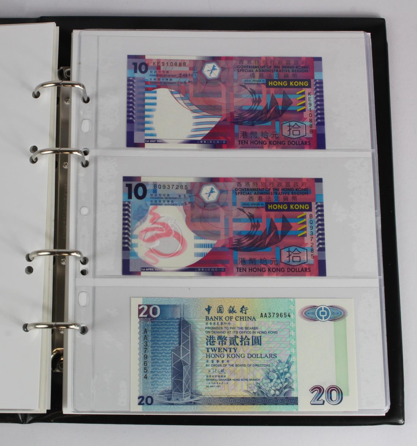 Hong Kong (30), a collection in album with slipcase, date range 1930 - 2018, denominations from 1 - Image 10 of 14