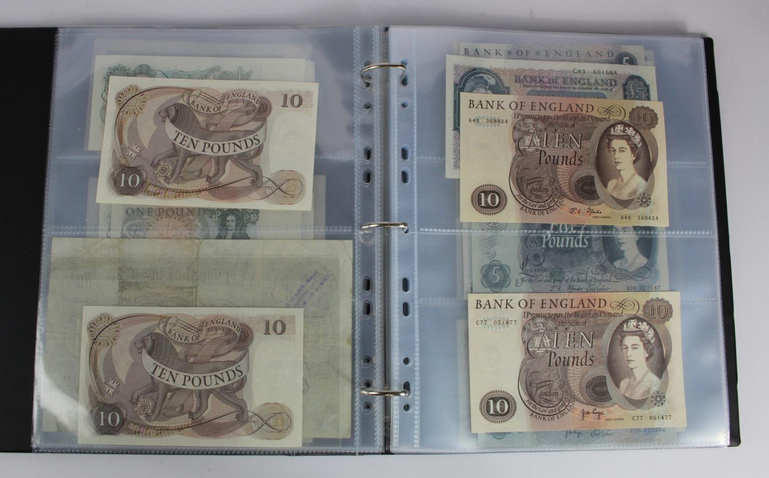 Bank of England (73), a good collection in album, Mahon to Cleland, denominations 10 Shillings to 50 - Image 12 of 34