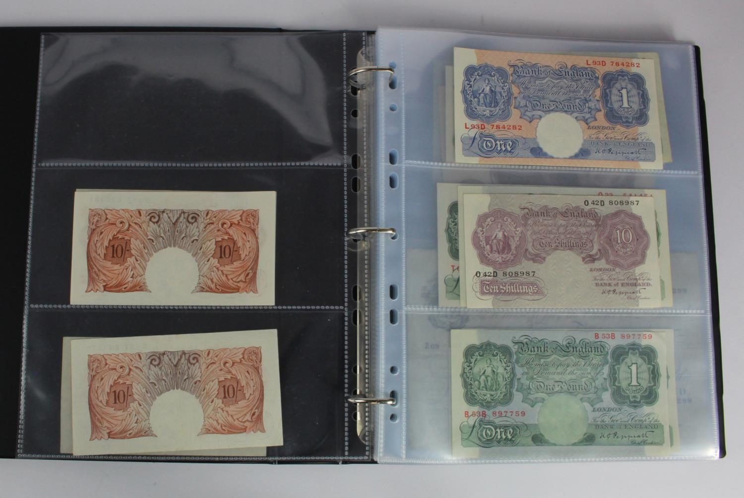 Bank of England (73), a good collection in album, Mahon to Cleland, denominations 10 Shillings to 50 - Image 4 of 34