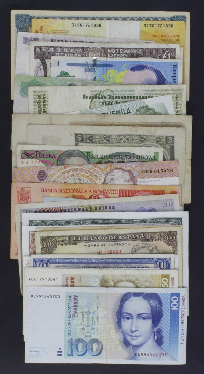 World, Europe (33), including Germany Federal Republic 100, 50 and 10 Deutsche Mark 1991 - 1993, - Image 2 of 3