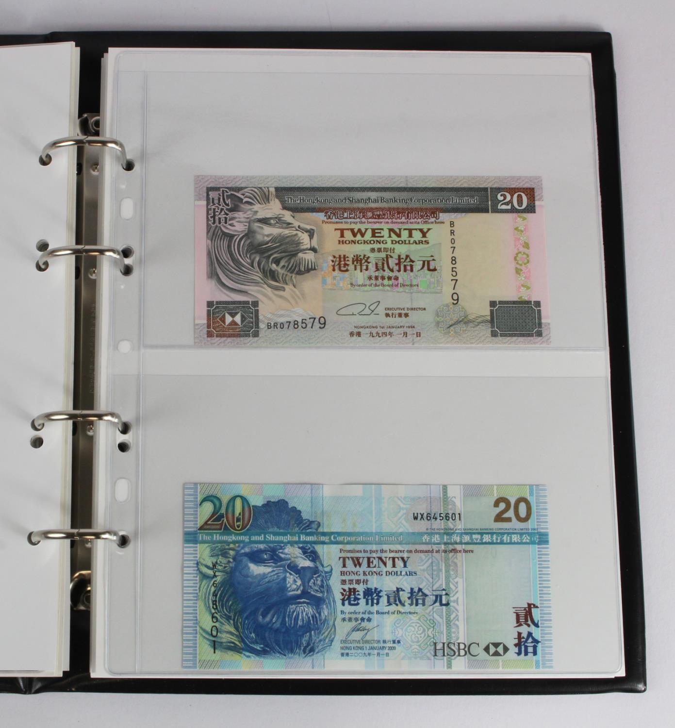 Hong Kong (30), a collection in album with slipcase, date range 1930 - 2018, denominations from 1 - Image 8 of 14