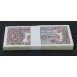 British Armed Forces 1 Pound 2nd series (100), a full bundle of 100 consecutively numbered notes,