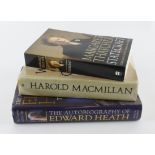 Politics interest. Three signed books by previous Prime Ministers, comprising Margaret Thatcher,
