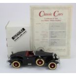 Franklin Mint / Danbury Mint, 1:24 scale model '1927 Stutz Black Hawk', with certificate,