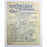 Football - Chelsea v Blackburn Rovers 3rd Sept 1921