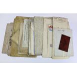 Deeds. A collection of approximately twenty-four various deeds & documents, circa 17th-19th Century