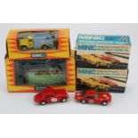 Minic. Four boxed Minic models, comprising '3.8 Litre Jaguar' (M1568); 'Ferrari 500 Super Fast' (