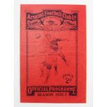 Football - Arsenal v Sheffield United 22nd Jan 1927 Div 1