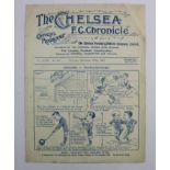 Football - Chelsea v Middlesbrough 27th Dec 1921