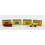 Matchbox Lesney / Moko Lesney. Four boxed Matchbox models, comprising no. 6 'Quarry Truck', no.