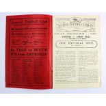 Football - Arsenal v Aston Villa 18th Feb 1928 F A Challenge Cup 5th Round