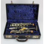 Buisson (F.). A four piece clarinet, F. Buisson, Paris (B, Low Pitch), contained in a fitted