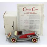 Franklin Mint / Danbury Mint, 1:24 scale model '1935 Duesenberg SSJ', with certificate, contained in