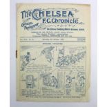 Football - Chelsea v Hull City 3rd Oct 1925