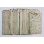Cricket Score Cards including England - Australia 1926. Dating 1920 to 1946 various (approx 44)