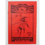 Football - Arsenal v Sunderland 17th Sept 1927