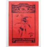 Football - Arsenal v Birmingham 1st May 1926 Div 1