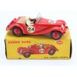 Dinky Toys, no. 108 'M.G. Midget Sports' (red), contained in original box