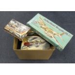 Model Kits. A collection of twelve boxed aircraft model kits, makers include Revell, Matchbox,