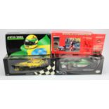 Motor Racing interest. Four boxed 1:18 / 1:12 scale models, comprising Minichamps Jordan Damon Hill;