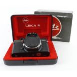 Leica R4s Model 2 camera body (1656991), contained in original Leica case and card packaging (