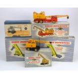 Dinky Toys. Five boxed Dinky models, comprising Elevator Loader (no. 964, x 2 ); Coles Mobile