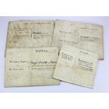 Milden & Le Talbooth interest. Miscellaneous deeds relating to the Advowson of Aspall 1769-1791, a